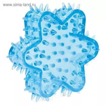 Игрушка Triol New Year "Снежинка" для собак, термопластичная резина, 13 см