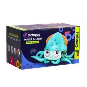 Игрушка заводная водоплавающая «Осьминог», цвет красный