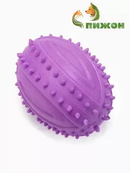 Игрушка жевательная «Граната», TPR, 10 см, фиолетовая