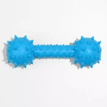 Игрушка жевательная «Грозная гантель», 155 см, синяя