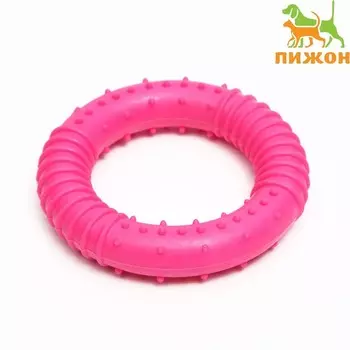 Игрушка жевательная «Кусочек солнца», TPR, 8 см, розовая