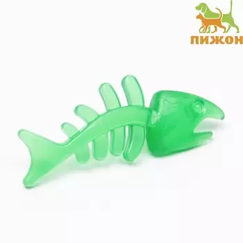 Игрушка жевательная «Планктон» прозрачная, PP, 12.5 см, зелёная