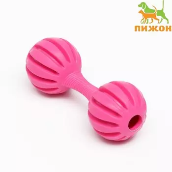 Игрушка жевательная «Силач», TPR, 15 см, розовая