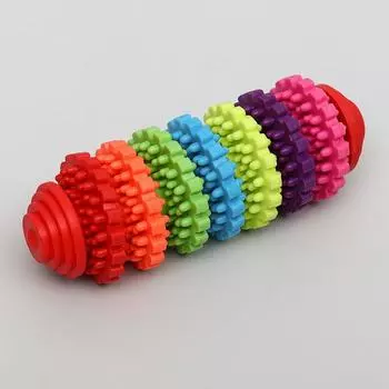 Игрушка жевательная суперпрочная «Шестеренки», 7 колец, 14 см