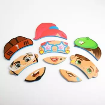 Пазлы мягкие для малышей «Поменяй местами», 9 деталей, Крошка Я, МИКС