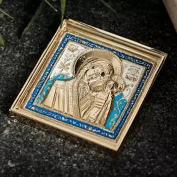 Икона Богородица Казанская 5,2х6 см