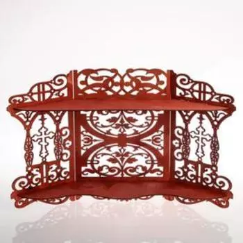 Иконостас № 14, цвет красное дерево, 42х22х52 см