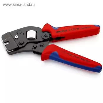 Инструмент для опрессовки контактных гильз KNIPEX KN-975308, 190 мм, 0.08-10 мм2