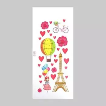 Интерьерная наклейка "Париж" 23х50 см