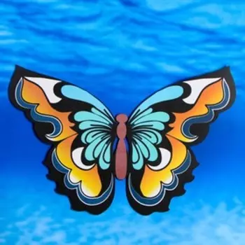 Интерьерный декор "Бабочка" разноцветная, 30х47см