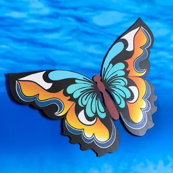 Интерьерный декор "Бабочка" разноцветная, 30х47см