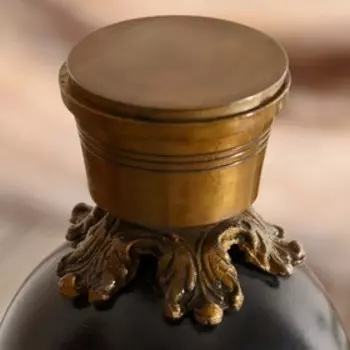 Интерьерный сувенир бронза "Шар" 16х16х33 см