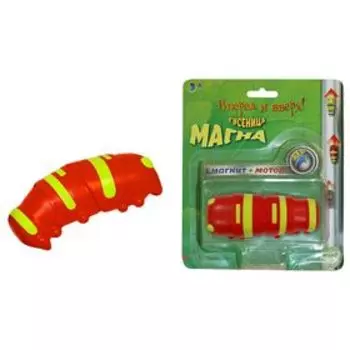 Интерактивная фигурка "Гусеница Магна", цвет: красный