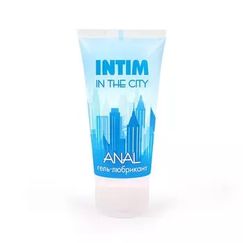 Интимный гель- смазка INTIM in the city anal, лубрикант на водной основе,, без запаха, 60 мл 515712