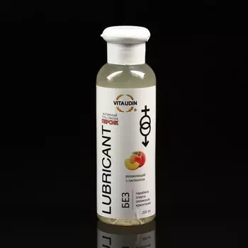 Интимный гель-смазка "Vita Udin" с ароматом персика (крышка флип-топ) 200 мл