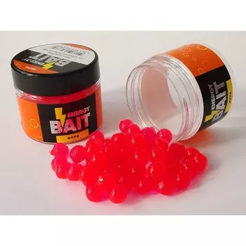 Искусственная насадка ENERGY BAIT «Икра», ароматизированная, L, 9 мм, 48 шт, цвет красный