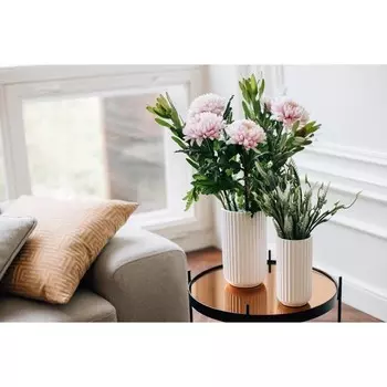 Искусственный цветок «Эримус», высота 43 см, цвет белый