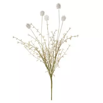 Искусственный цветок «Клевер», высота 50 см, цвет светло-голубой