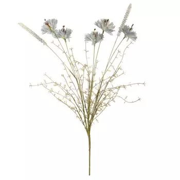 Искусственный цветок «Василек полевой», высота 55 см, цвет голубой