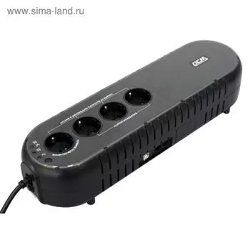 Источник бесперебойного питания Powercom WOW 1000U, 500 Вт, 1000 ВА, чёрный