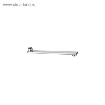 Излив для смесителя IDDIS, T12, плоский, 30 см