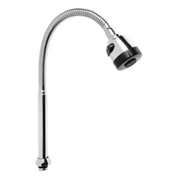 Излив для смесителя ZEIN, 3/4", гибкий, аэратор с регулировкой потока, нержавеющая сталь