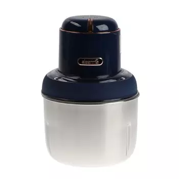Измельчитель DEERMA DEM-JR08, металл, 250 Вт, 1.2 л, 2 скорости, сине-серебристый