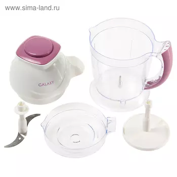 Измельчитель Galaxy GL 2353, пластик, 300 Вт, 1 л, белый