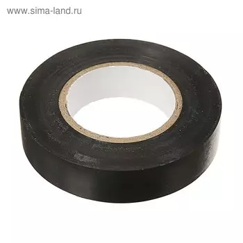 Изолента IEK, ПВХ, 15 мм х 20 м, 130 мкм, черная