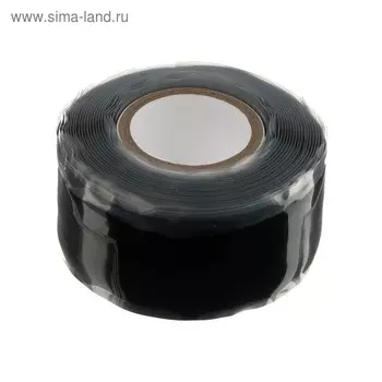 Изолента самовулканизирующаяся Smartbuy, 25 мм х 3 м, 500 мкм, силикон, черная