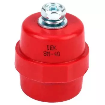 Изолятор IEK, SM40 (М8), силовой с болтом, YIS11-40-12-B