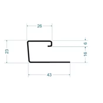 J-профиль Dcke PREMIUM Олива