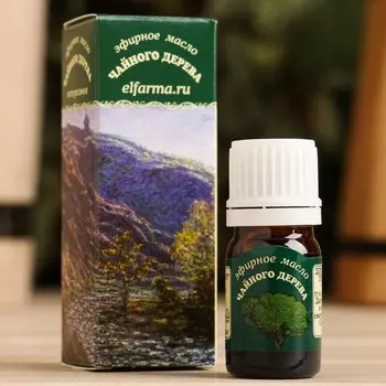 Эфирное масло "Чайное дерево", 100% натуральное, 5мл, дезинфицирующее