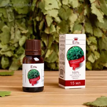 Эфирное масло «Ель», флакон-капельница, аннотация, 15 мл