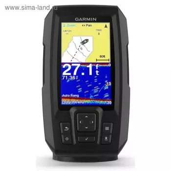 Эхолот GARMIN Striker Plus 4 (010-01870-01), с транцевым трансдьюсером