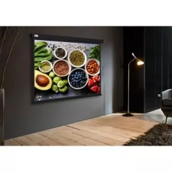 Экран Cactus 187x332см CS-PSW-187X332-BK, 16:9, настенно-потолочный, рулонный, черный