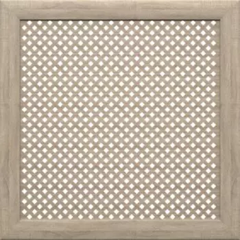 Экран для радиатора, Глория, дуб винтаж, 60х60 см