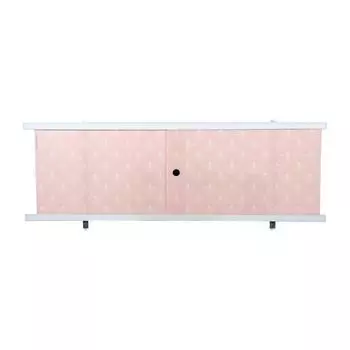 Экран для ванны "Кварт Розовый иней", 148 см