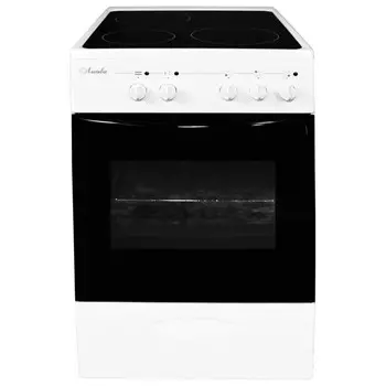 Электрическая плита «Лысьва» EF3001MK00, стеклокерамическая, 3 конфорки, 57 л, без крышки, белая 9