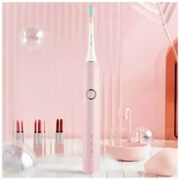Электрическая зубная щетка Soocas Electric Toothbrush V1, звуковая, розовая