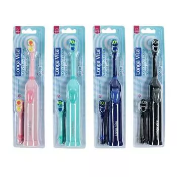 Электрическая зубная щётка Longa Vita KAB-2, вибрационная, + насадка, МИКС