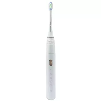 Электрическая зубная щётка Polaris PETB 0701 TC, 3 Вт, 5 режимов, 3 насадки, белый