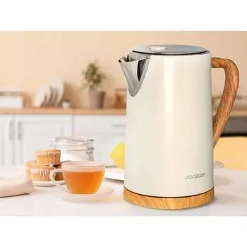 Электрический чайник Oursson, EK1754MD/IV, цвет слоновая кость