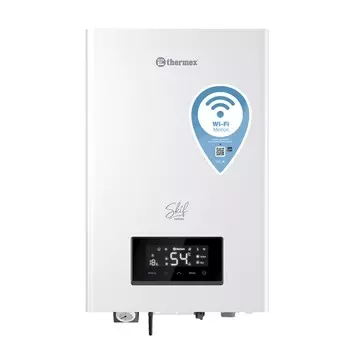 Электрический двухконтурный котёл Thermex Skif 5-12 Wi-Fi, 12 кВт, до 120 кв.м.