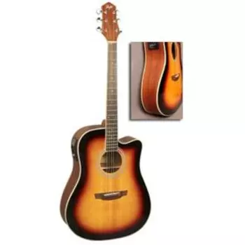 Электроакустическая гитара FLIGHT AD-200 CEQ 3TS