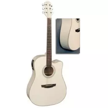 Электроакустическая гитара FLIGHT AD-200 CEQ WH