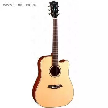 Электроакустическая гитара Parkwood S26-GT дредноут с вырезом, с чехлом, глянец
