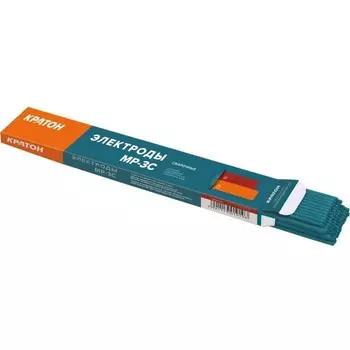 Электрод Кратон, для дуговой сварки, 3.2 мм, 1 кг, MP-3C