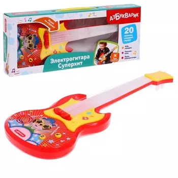 Электрогитара «Суперхит», цвет красный