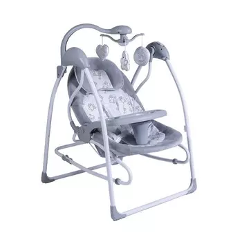 Электрокачели 2в1 Sweet Baby Pure Pinguino Grigio
